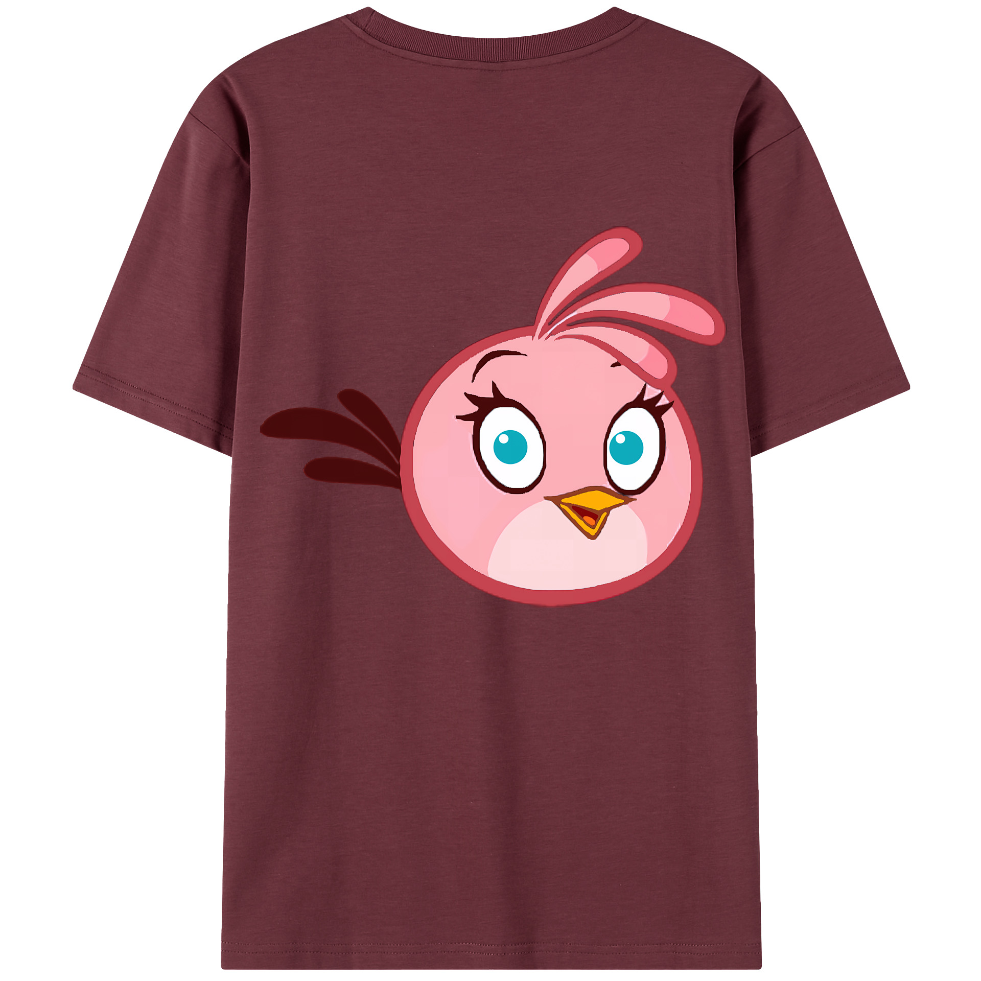 （画像用） Angry Birds アングリーバード 綿100％半袖Tシャツ（背面プリント）